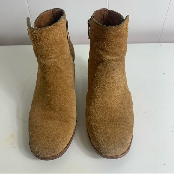 Tory Burch sabe camel suede leather booties - Picture 6 of 9